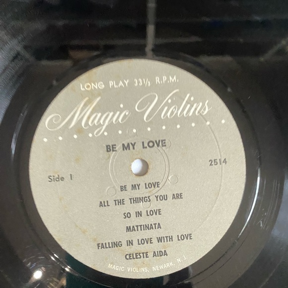 Be My Love Magic Violins Vintage Vinyl Record - Picture 6 of 6